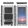 For Samsung Galaxy S24 Ultra 5G R-JUST Life Waterproof Dustproof Shockproof Holder Phone Case(Silver