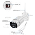 Q39 Motion Tracking Night Vision Smart Camera Supports Voice Intercom, Plug Type:EU Plug(White)