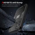 For ZTE Blade A52 2 in 1 Shockproof Phone Case(Black)