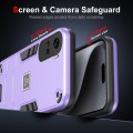 For Honor 90 Lite 2 in 1 Shockproof Phone Case(Purple)