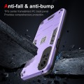 For Honor 90 Lite 2 in 1 Shockproof Phone Case(Purple)