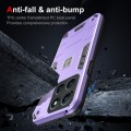 For Honor X6a 2 in 1 Shockproof Phone Case(Purple)