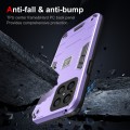 For Honor X8 2 in 1 Shockproof Phone Case(Purple)