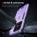 For Honor X8a 2 in 1 Shockproof Phone Case(Purple)