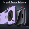 For Honor X9 5G 2 in 1 Shockproof Phone Case(Purple)