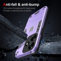 For Infinix Hot 30 2 in 1 Shockproof Phone Case(Purple)