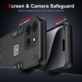 For Infinix Smart 7 2 in 1 Shockproof Phone Case(Black)