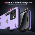 For Infinix Zero 30 4G 2 in 1 Shockproof Phone Case(Purple)