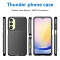 For Samsung Galaxy A25 5G Thunderbolt Shockproof TPU Phone Case(Black)