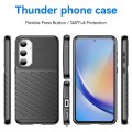 For Samsung Galaxy A35 Thunderbolt Shockproof TPU Phone Case(Black)