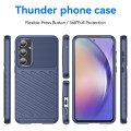 For Samsung Galaxy A55 Thunderbolt Shockproof TPU Phone Case(Blue)