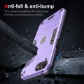 For iPhone SE 2022 / SE 2020 2 in 1 Shockproof Phone Case(Purple)