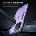For iPhone 12 Pro Max 2 in 1 Shockproof Phone Case(Purple)