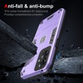 For OPPO Reno11 F 2 in 1 Shockproof Phone Case(Purple)