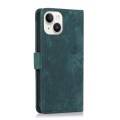 For iPhone 15 Plus Orchid Butterfly Embossed Leather Phone Case(Green)