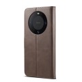 For Huawei Mate 60 Pro / 60 Pro+ LC.IMEEKE Calf Texture Leather Phone Case(Coffee)