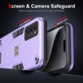 For Tecno Camon 18P 2 in 1 Shockproof Phone Case(Purple)