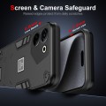 For Tecno Camon 20 Pro 4G 2 in 1 Shockproof Phone Case(Black)