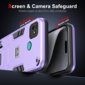 For Tecno Pop 5P 2 in 1 Shockproof Phone Case(Purple)