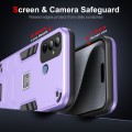 For Tecno Pop 6 Go 2 in 1 Shockproof Phone Case(Purple)