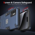 For Tecno Pova 3 2 in 1 Shockproof Phone Case(Blue)