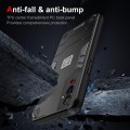 For Tecno Pova 4 2 in 1 Shockproof Phone Case(Black)