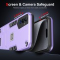For Tecno Pova 4 Pro 2 in 1 Shockproof Phone Case(Purple)
