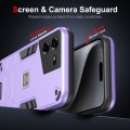 For Tecno Pova 5 2 in 1 Shockproof Phone Case(Purple)