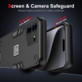 For Tecno Pova 5 Pro 2 in 1 Shockproof Phone Case(Black)