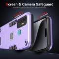 For Tecno Spark 7P 2 in 1 Shockproof Phone Case(Purple)