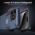 For Tecno Spark 10 2 in 1 Shockproof Phone Case(Blue)