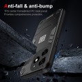 For Tecno Spark 20 2 in 1 Shockproof Phone Case(Black)
