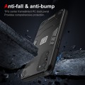 For Motorola Moto E32 2 in 1 Shockproof Phone Case(Black)