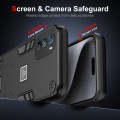 For Motorola Edge 30 2 in 1 Shockproof Phone Case(Black)