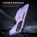 For Motorola Edge 30 2 in 1 Shockproof Phone Case(Purple)