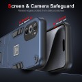 For Motorola Edge 30 Pro 2 in 1 Shockproof Phone Case(Blue)