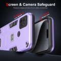 For Motorola Moto G10 2 in 1 Shockproof Phone Case(Purple)