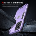 For Motorola Moto G13 2 in 1 Shockproof Phone Case(Purple)
