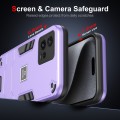 For Motorola Moto G72 2 in 1 Shockproof Phone Case(Purple)