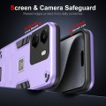 For Xiaomi Redmi 13C 2 in 1 Shockproof Phone Case(Purple)