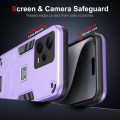 For Xiaomi Redmi Note 12 Pro+ Global 2 in 1 Shockproof Phone Case(Purple)