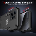 For Xiaomi Redmi Note 12 4G Global 2 in 1 Shockproof Phone Case(Black)