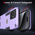 For Xiaomi Mi 11T 2 in 1 Shockproof Phone Case(Purple)