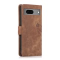 For Google Pixel 8 Orchid Butterfly Embossed Leather Phone Case(Brown)