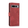 For Google Pixel 7 Pro Orchid Butterfly Embossed Leather Phone Case(Red)