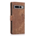 For Google Pixel 7 Pro Orchid Butterfly Embossed Leather Phone Case(Brown)