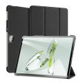 For OnePlus Pad Go/OPPO Pad Air2 DUX DUCIS Domo Series Magnetic Flip Leather Tablet Case(Black)