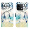 For Xiaomi Redmi Note 13 5G Global 3D Painting Horizontal Flip Leather Phone Case(Dream Wind Chimes)