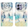 For Xiaomi Redmi Note 13 Pro 4G Global 3D Painting Horizontal Flip Leather Phone Case(Dream Wind Chi
