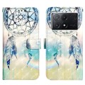 For Xiaomi Redmi K70E 3D Painting Horizontal Flip Leather Phone Case(Dream Wind Chimes)